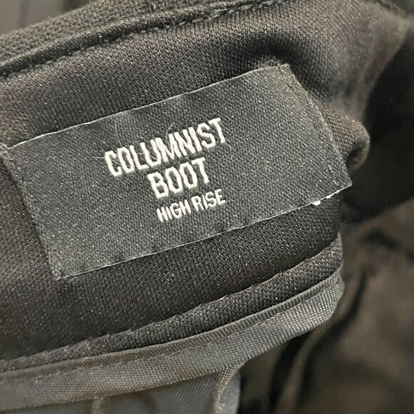 Express Womens 4 Short Black Columnist Boot High Rise Dress Pants Trousers - Picture 5 of 9